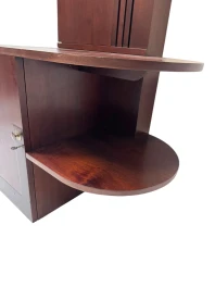 Art Deco Cabinet or Dry Bar with Clock, 1930s